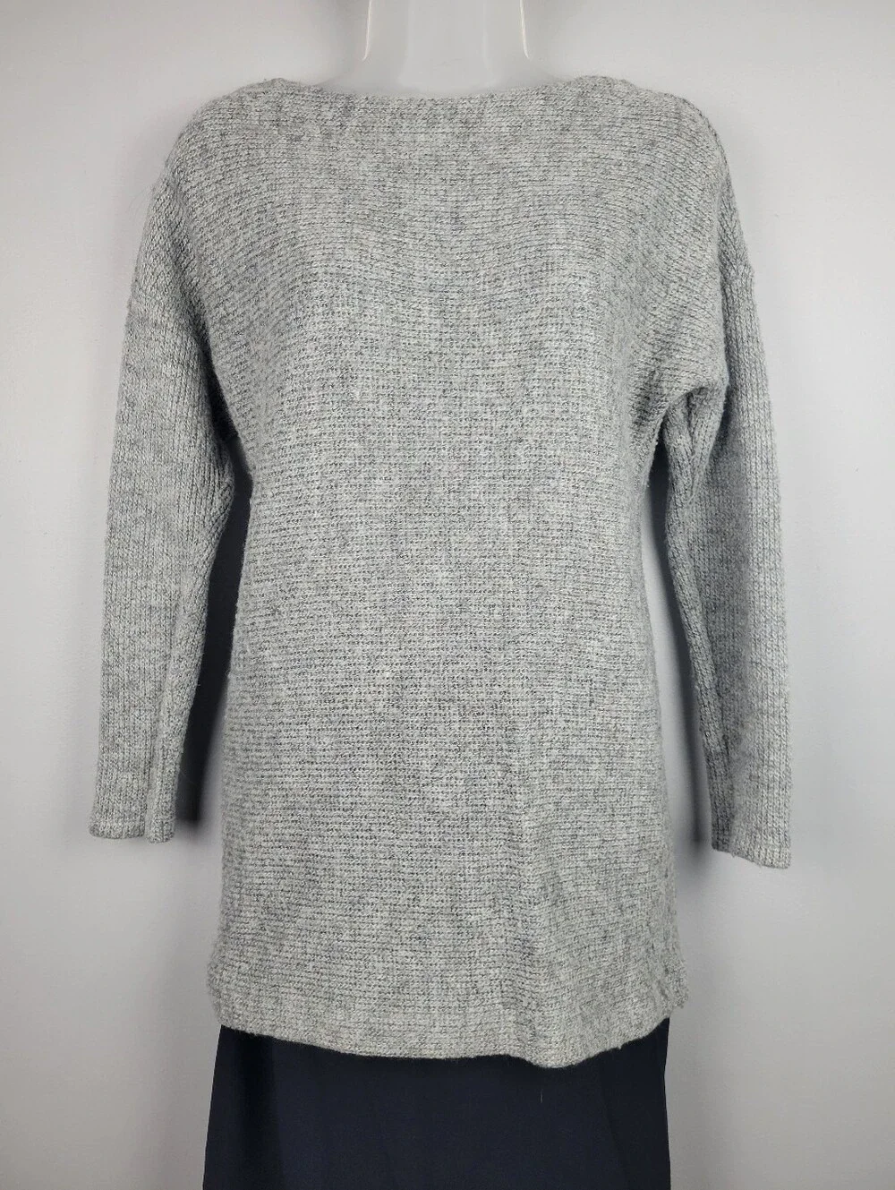 Uniqlo Size S Boatneck Knit Tunic Sweater